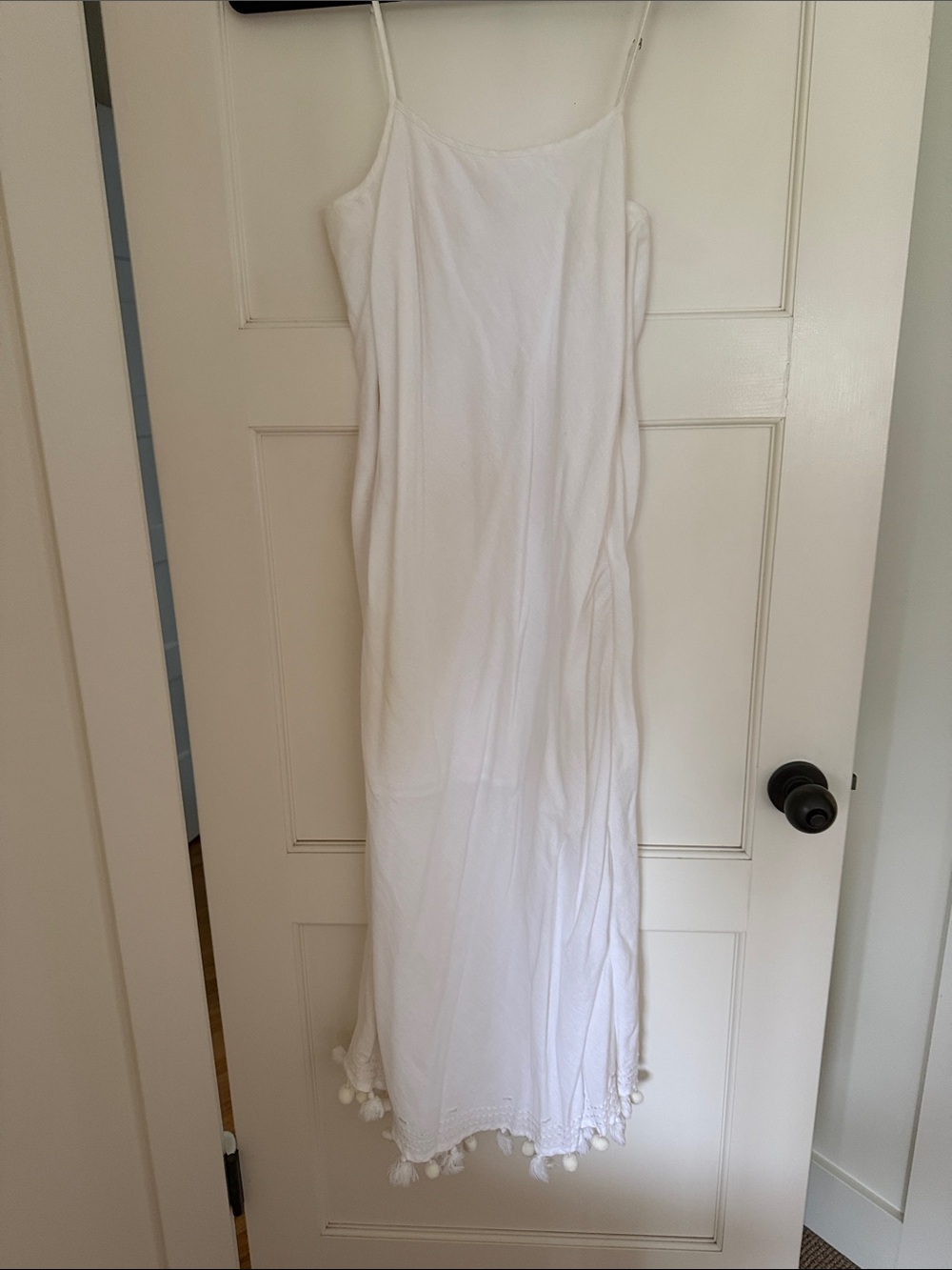 Chan Luu White Dress with Branded Metal Tag